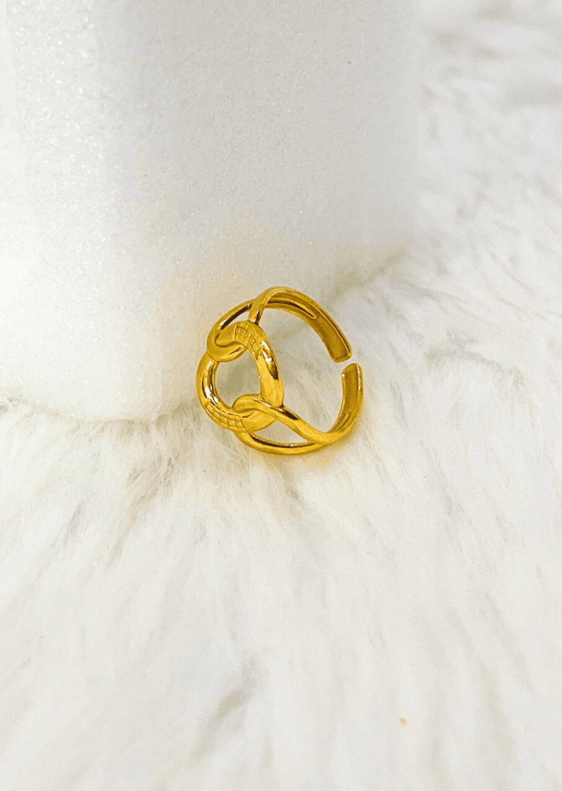 Knit Oval Ring