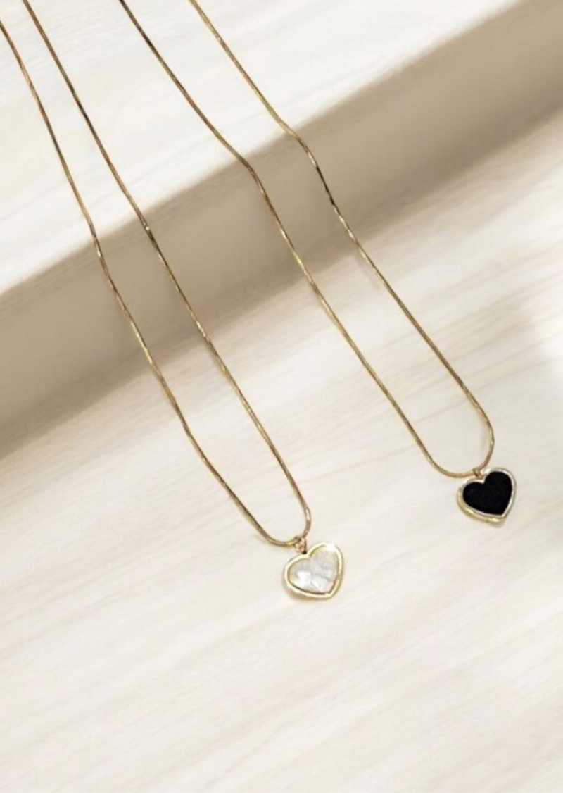 Dual charm Heart Necklace