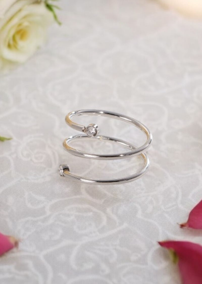 Spiral Silver Ring