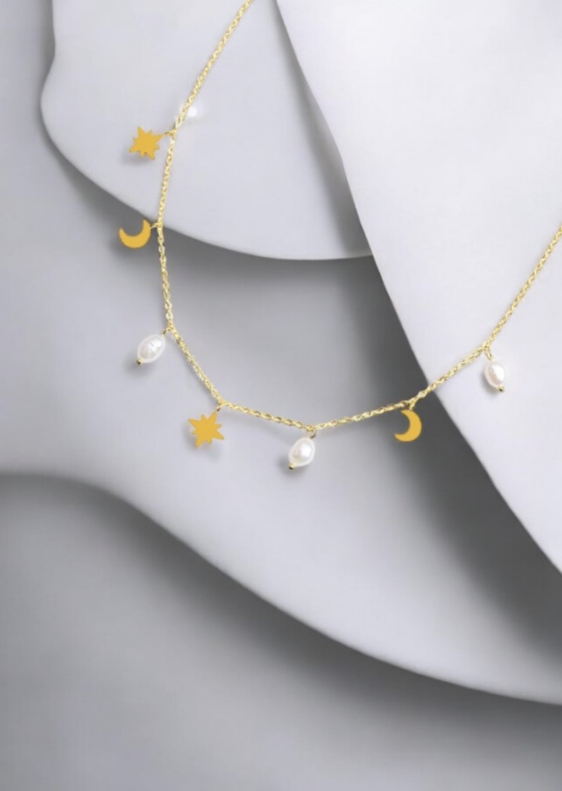 Cosmic charm necklace