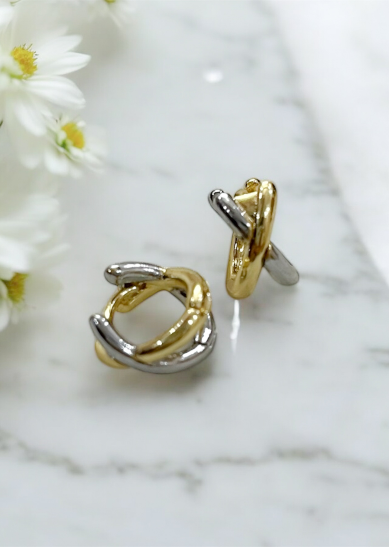 Dual Tone Tiny Hoops