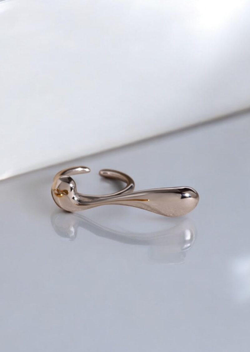 Silver Wavelet Ring